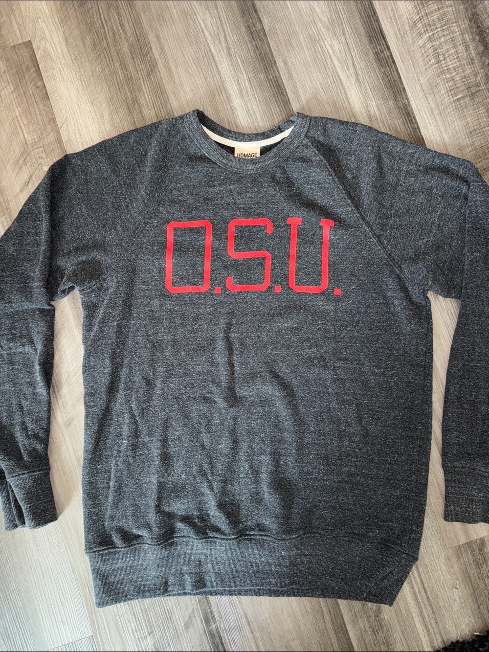 Homage Ohio OSU Sweatshirt large grey men’s buckeyes state university